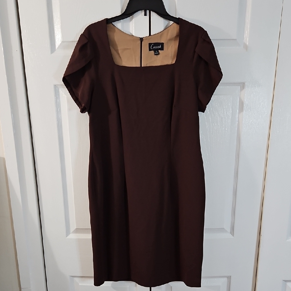 Connected Rich Brown  Dress
